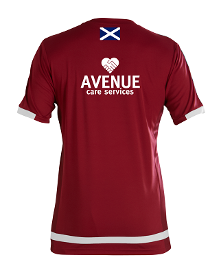 Arbroath Home Shirt 2017/2018  - Maroon/white